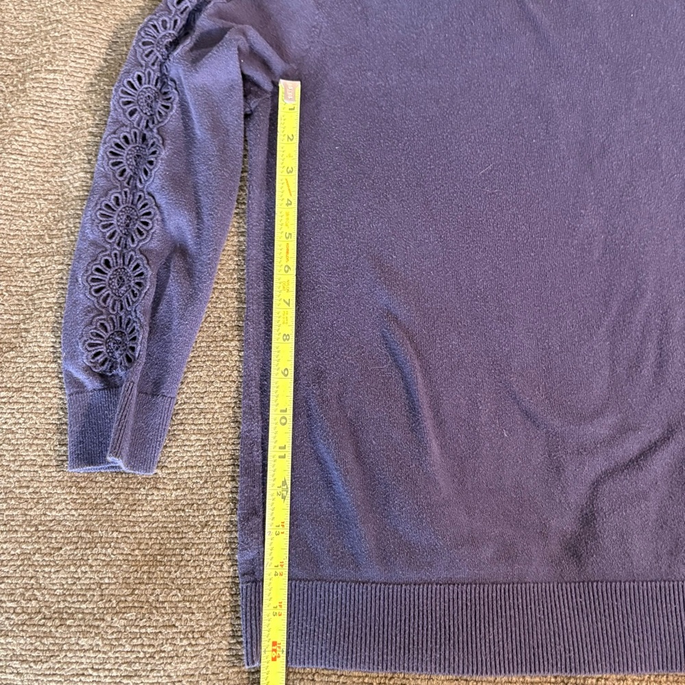 LOFT Eyelet Sweater - Picture 4 of 8
